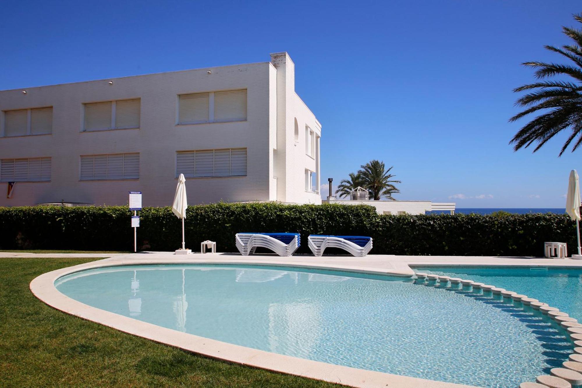 At014 A Pocos Metros De La Playa, Equipamiento Completo, Piscina Comunitaria Villa Torredembarra Exterior foto
